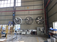 Ventilateur de panneau OEM personnalisable à haut débit d'air avec moteur BLDC à entraînement direct pour projets de ventilation d'entrepôts