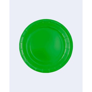 Vajilla Ecológica de PP de Diseño Moderno en Color Morado de 23 cm, Apta para Alimentos, para Fiestas, Cumpleaños, Campamentos - 8 Platos - Product Image 4