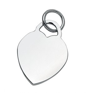 Ciondolo a Cuore Placcato 21x28 mm per Localizzatore GPS Animali Domestici - Product Image 1