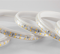 Bande lumineuse LED SMD5730 haute luminosité, étanche, 50 mètres, 100 mètres, 110V, 120V, 220V, flexible et intelligente