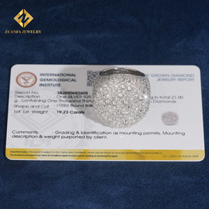 Fashion Style Mosaic Setting IGI Verified Luxury Jewelry S925 Lab Grown Diamond <b>Iced</b> Out Rapper Man <b>Ring</b> Men's Gift - Product Image 3
