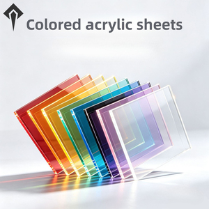 Panneau décoratif en acrylique, plastique organique, verre coloré, PMMA, fabrication sur mesure OEM, gravure, feuilles d'acrylique marron, gris, rouge. - Product Image 3