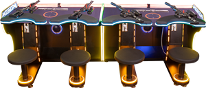 Station de tir à 4 postes connectés avec lumières néon + armes réalistes – Chasse sauvage super excitante – Vente directe usine anglaise – Garantie 1 an - Product Image 4