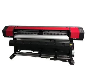 Impressora a jato de tinta digital de alta velocidade, grande formato, solvente ecológico XP600/I3200/4720/DX5, produto mais vendido, cabeça única/dupla
