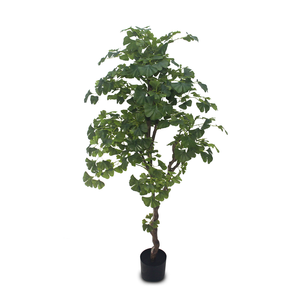 CHUANGFA Arbre artificiel réaliste de <span class=keywords><strong>Ginkgo</strong></span> <span class=keywords><strong>Biloba</strong></span> de 170 cm pour utilisation en extérieur/intérieur, décoration de mariage - Product Image 6