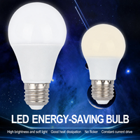 Ampoule LED A60 Super Lumineuse, Culot E27, Protection des Yeux, Étanche, Lumière Blanche, Lampe d'Éclairage Intérieur pour Couloir Domestique