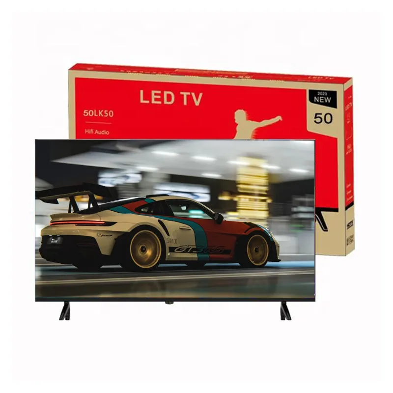Smart Tv 50 Polegadas Sistema de Televisão Inteligente Interativo Sem Moldura Portátil Sem Fio Lcd Led Tv 50