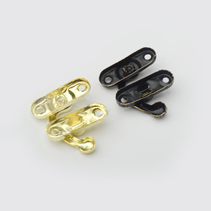 빈티지 메탈 소형 보석함 잠금장치 가구용 후크 잠금쇠 실버 래치 클라스프 버클 - Product Image 6