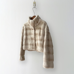 Abrigo Corto de Invierno para Mujer, Casual, Cortavientos, Color <span class=keywords><strong>Chinchilla</strong></span>, de Piel Sintética de Visón, con Forro de Poliéster - Product Image 5