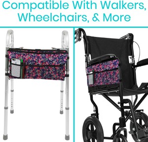 Échantillon gratuit vente chaude Taiwan perle enduit béquille sac pour la marche résistant à l'eau béquille stockage organisateur pochette sac fourre-tout support - Product Image 3