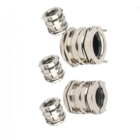 Presse-étoupes PG9 18*1.5 en cuivre nickelé, type fendu, pour câbles de 3 à 52 mm, support OEM