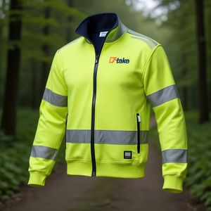 Sudadera Larga con Cierre Regular Ttake, Ropa de Trabajo, Ropa de Seguridad Reflectante - Product Image 3