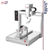 Nouveau Robot de Soudage Industriel Jinma à Double Station et 3 Axes, Alimentation Automatique en Étain, Haute Précision
