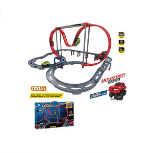 لعبة سيارة مسار مغناطيسي 60 + 3 سنوات من العمر لعبة سباق - Product Image 6