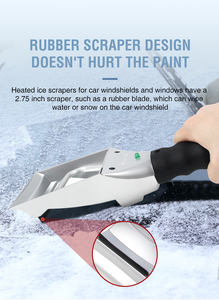 Outil automobile ultime pour l'hiver, <span class=keywords><strong>grattoir</strong></span> à glace <span class=keywords><strong>chauffant</strong></span> USB-C, fait fondre et dégèle la neige rapidement, rechargeable pour une utilisation nomade - Product Image 6