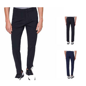Pantalons de golf décontractés pour hommes Performance, pantalons classiques, tissu en spandex à séchage rapide, tissu peigné, anti-rétrécissement, anti-froissement, style sportif - Product Image 1