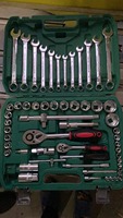 Ensemble d'outils de réparation automobile de 61 pièces, clés, clés hexagonales, poignées à cliquet, outils de mécanique automobile, jeu de douilles, boîte à outils