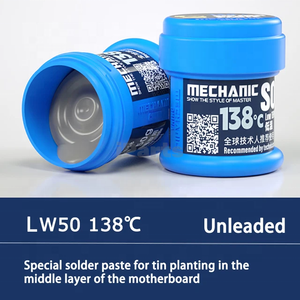 Pasta de Soldar Especial IParts Mechanic LW50 ZC50 ZW50 GW50 138 158 183 <span class=keywords><strong>217</strong></span> para Placa Base Chip CPU Reballing Estañado Fundente de Soldadura - Product Image 4