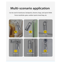 Cadenas intelligent Tuya à empreinte digitale, étanche IPX5, contrôle via application Bluetooth, verrouillage biométrique pour casier de gym, valise, sac à dos - Vente en gros