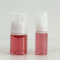 10ml 20ml 30ml Squeeze Jus Bouteilles En Plastique PET Flacon compte-gouttes avec Bouchon Plat/Bouchon D'aiguille