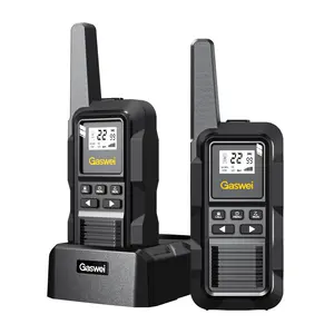 Rádio walkie-talkie de longo alcance FRS tipo C, rádio portátil de duas vias, recarregável para adultos, 0,5 W, 2 W