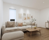 George Modern Flat 3D Interior Design Rendering Building Material Service Solution for Apartment Application