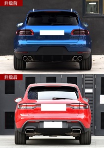 Accessori Auto Xlstyling, Paraurti Anteriore e Posteriore, Fari, Portellone con Luci per Porsche <span class=keywords><strong>Macan</strong></span> 95B 14-23, Aggiornamento a 95B.3 OE - Product Image 3