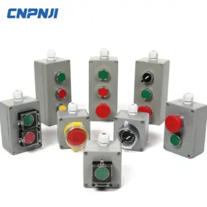 CNPNJI su geçirmez IP66 basmalı düğme anahtarı kontrol istasyonu kutusu ve muhafazaları