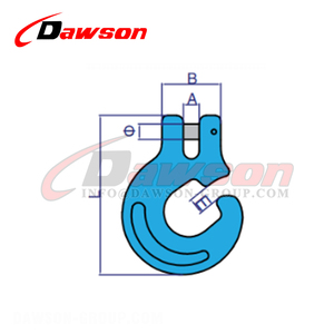 DAWSON DS1021H G100 Crochet <span class=keywords><strong>de</strong></span> <span class=keywords><strong>forêt</strong></span> à chape en acier super allié forgé 6-10MM - Product Image 4