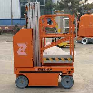 <span class=keywords><strong>Plateforme</strong></span> élévatrice électrique autopropulsée TERLION à mât unique en aluminium avec une hauteur de <span class=keywords><strong>plateforme</strong></span> maximale de 6 m pour les opérations de maintenance en entrepôt - Product Image 5