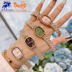 Reloj de Cuarzo Cuadrado de Lujo con Diamantes BVGRI para Mujer, Reloj de Pulsera Moderno para Damas, Opción de Compra al por Mayor - Product Image 5