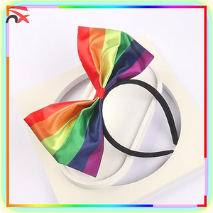 Fascia per Capelli Arcobaleno LGBT Personalizzata all'Ingrosso, Accessori per Capelli per Eventi e Feste all'Aperto, Decorazione - Product Image 4