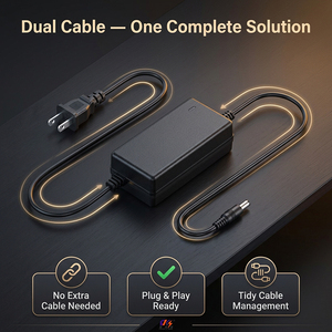 <span class=keywords><strong>12V</strong></span> <span class=keywords><strong>2A</strong></span> 24W สายคู่อะแดปเตอร์ไฟฟ้าสำหรับเดสก์ท็อป12โวลต์แหล่งจ่ายไฟ2000mA เรา EU UK ปลั๊ก AR อะแดปเตอร์สลับ ac/dc สำหรับ<span class=keywords><strong>กล้อง</strong></span><span class=keywords><strong>วงจรปิด</strong></span> - Product Image 2