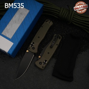 Navaja Plegable BUGOUT535 con Hoja S30V, Bloqueo de Seguridad, Mango de Fibra de Vidrio y Nylon Antideslizante, para Uso Diario, Camping, Bricolaje, Compatible con OEM - Product Image 1