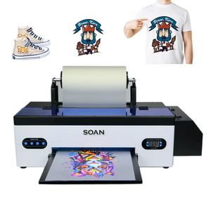 Vente en gros d'imprimantes DTF A3 1390, autocollants de transfert thermique, machine d'impression DTF pour textiles, t-shirts, petites entreprises - Product Image 1