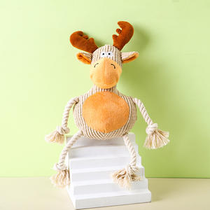 סופבלטו צעצועים לחיות מחמד יצרנים אביזרים חבל כותנה ניקוי שיניים חג המולד כלב תנועה אינטראקטיבי צעצועים - Product Image 5