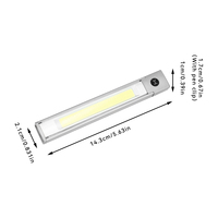 Stylo de travail magnétique en alliage d'aluminium, rechargeable par USB-C, LED COB + avertissement rouge + laser pour la réparation automobile et les urgences routières