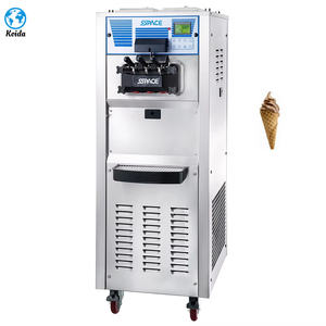 Máquina de Helado Suave de Alta Velocidad y Gran Venta, con Soporte de Piso y Diseño <span class=keywords><strong>Arco</strong></span>íris - Product Image 1