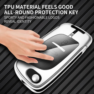 Housse en cuir pour clé de voiture en alliage de Zinc, pour Peugeot, citroën, C1, C2, <span class=keywords><strong>C3</strong></span>, C4, C5, DS3, DS4, DS5, DS6, Logo personnalisé, accessoires automobiles - Product Image 5