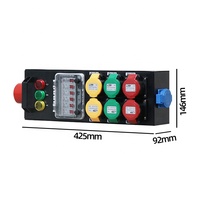 VLTG Équipement de Scène Portable de Haute Qualité pour DJ et Discothèque LX-PHD03, Distribution d'Énergie Étanche Triphasée 6 Canaux*16A, Sortie 5 Fils 32A