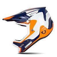Casque de moto tout-terrain avec système de refroidissement multidirectionnel, casque de motocross avec boucle double D pour moto tout-terrain