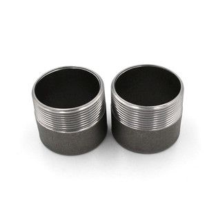 Mamelon de tuyau en acier au carbone noir de 3/4 pouces 25cm <span class=keywords><strong>pour</strong></span> étagère de meubles de tuyau - Product Image 3