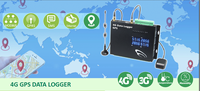 Registrador de Datos GPS Ethernet Modbus Móvil 4G con Antena y Pantalla para Seguimiento Industrial