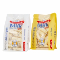 Milk Classic Rice Strip Rasa Susu, Kuning Telur, dan Pisang, Camilan Sehat Tanpa Digoreng, Produksi Pabrik OEM di Provinsi Henan.