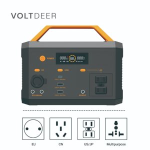 Station d'alimentation portable Voltdeer, solaire, applicable aux environnements hors réseau et aux cabanes. - Product Image 1