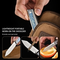Couteau pliant en titane PioneerEDC M390, couteau en titane EDC DIY, couteau de survie pour le camping en plein air, couteaux portables en titane, Chine