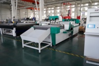 Máquina cortadora de papel de gran oferta, caja de cartón de papel autosellada Postal, mesa de máquina de cuchillo vibratorio CNC oscilante