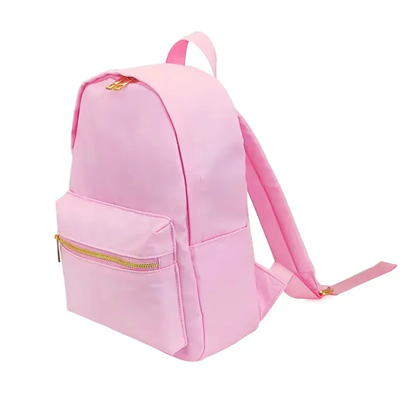 Stoney Clover In Stock 13 Inch 15 Inch Nylon teens Children School Bag With Glitter Varsity Letters Personalized Name Backpack