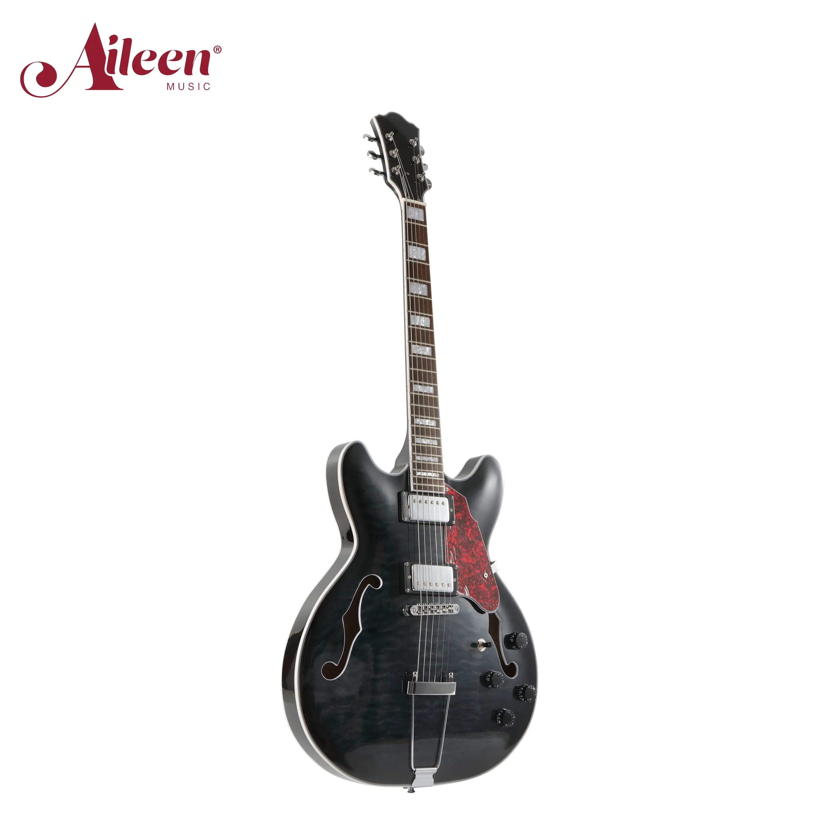 プロの高品質OEMセミホローボディジャズスタイルエレキギター (EGJ351)