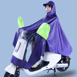 Poncho Impermeabile Integrale Antipioggia per E-Bike, Extra Lungo e Rinforzato, Mantella Impermeabile per Ciclismo Monoposto - Product Image 5